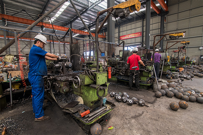 江门网架配件车间